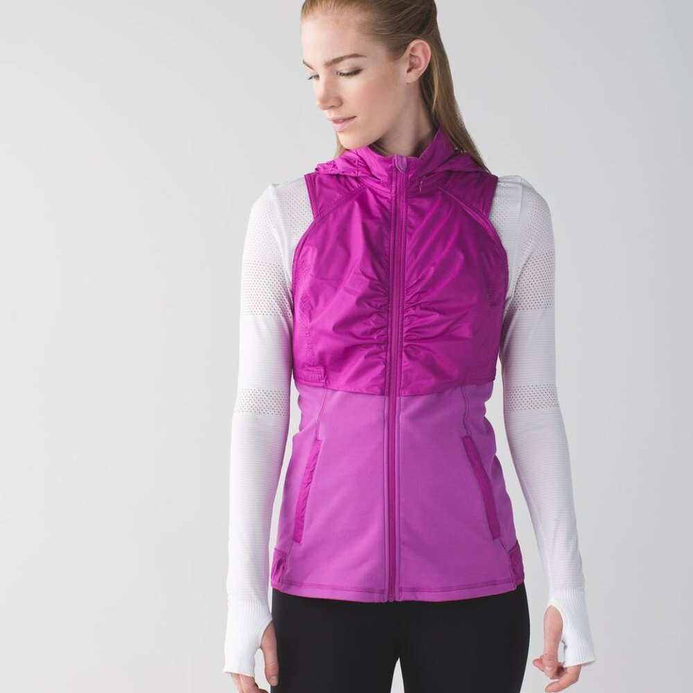 Lululemon Kanto Catch Me Hooded Vest Size 12